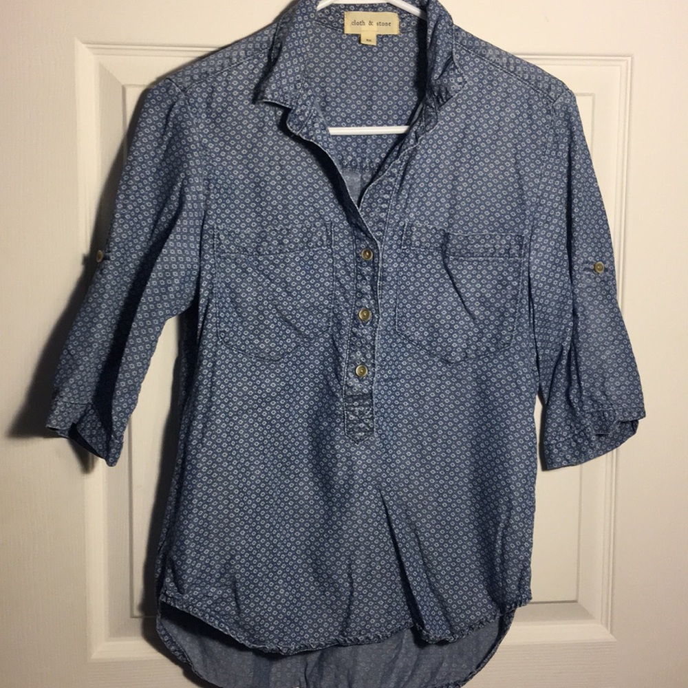 Cloth & stone chambray shirt